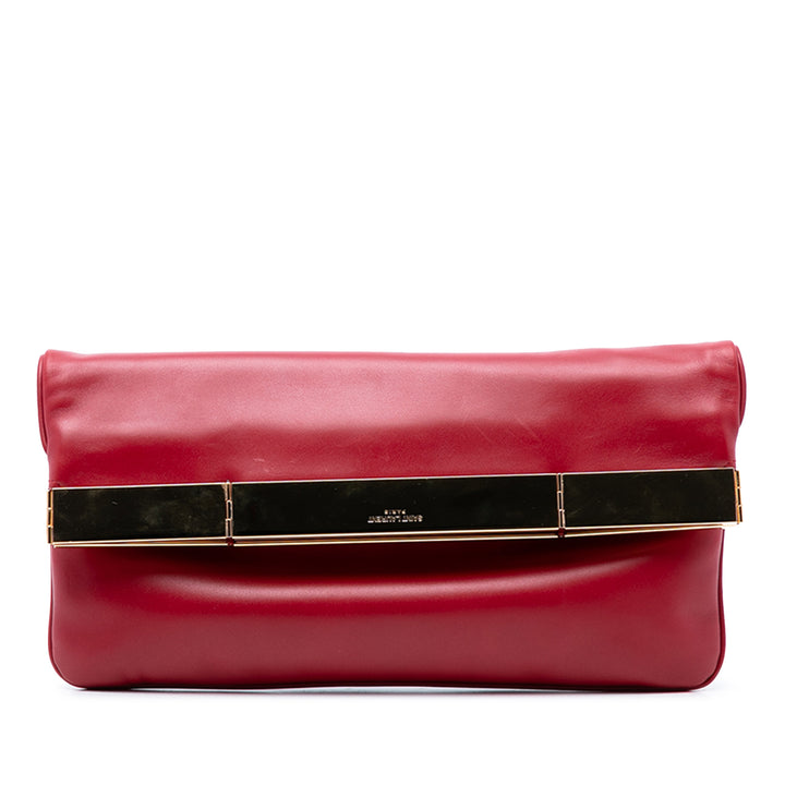 Saint Laurent Smooth Cuir de veau Courtney à rabat Pochette