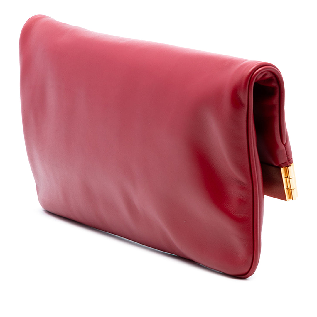 Saint Laurent Smooth Cuir de veau Courtney à rabat Pochette