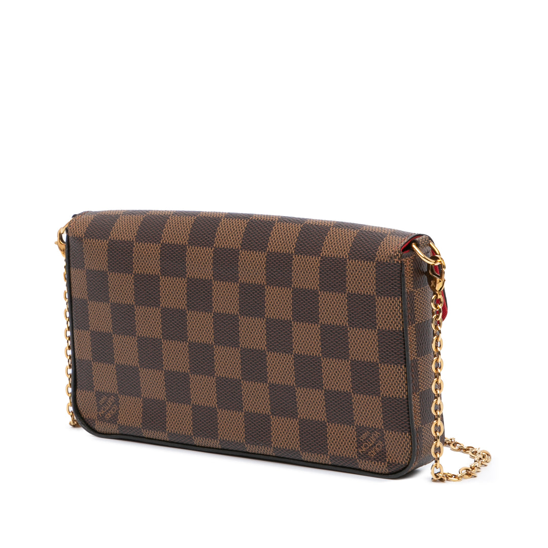 Damier Ebene Pochette Felicie Brown - Gaby Paris