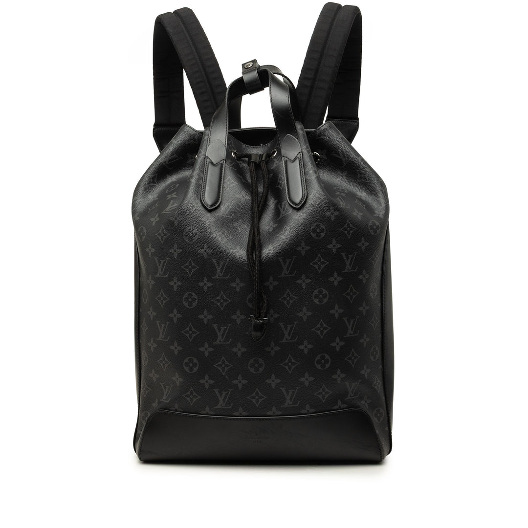 Louis Vuitton Explorer Sac à dos Monogram Eclipse Noir – vue principale – GABY PARIS