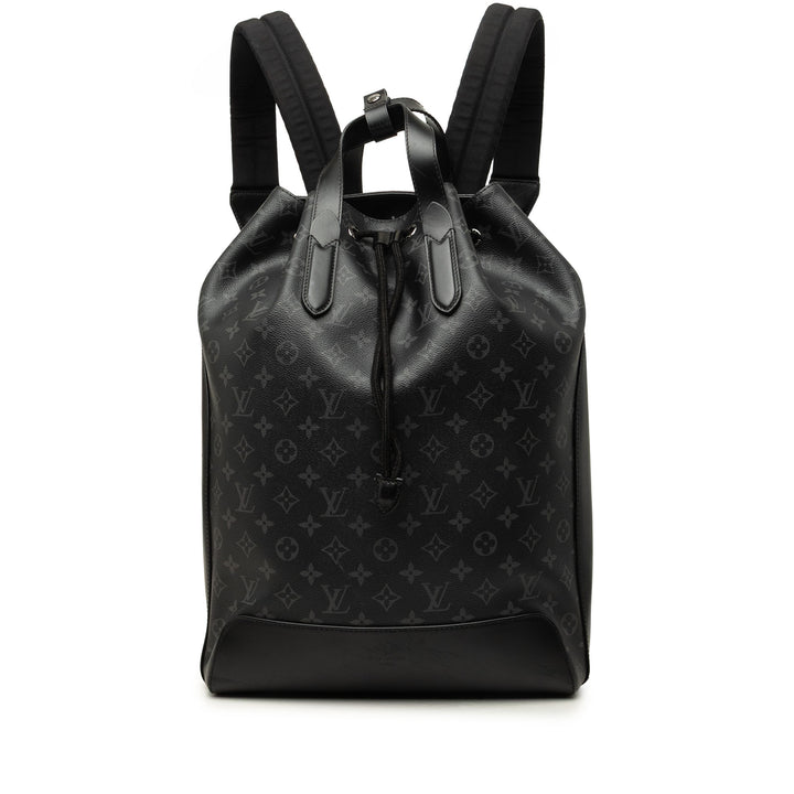 Louis Vuitton Explorer Sac à dos Monogram Eclipse Noir – vue principale – GABY PARIS