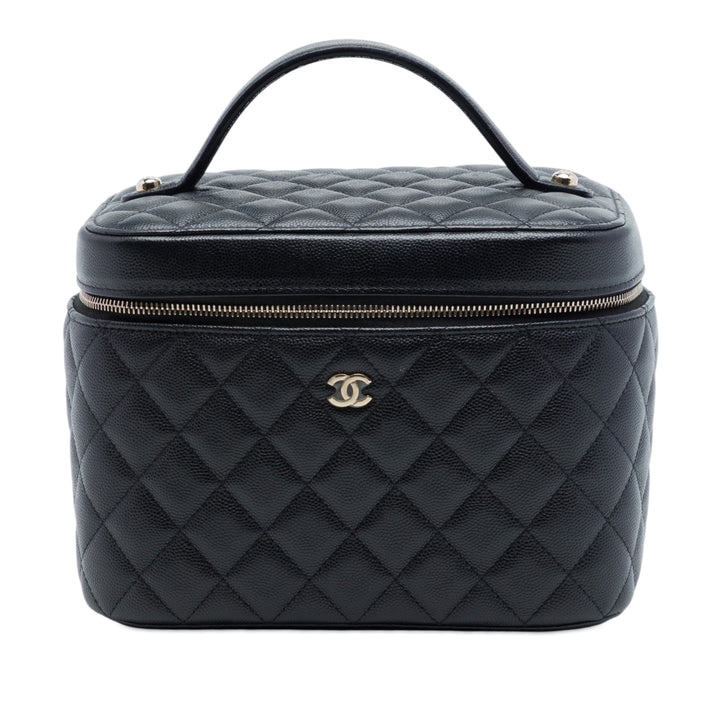 Chanel Medium CC Matelassé Caviar Vanity
