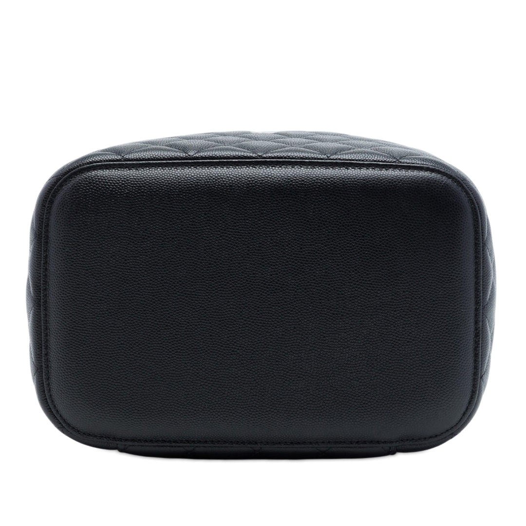 Chanel Medium CC Matelassé Caviar Vanity