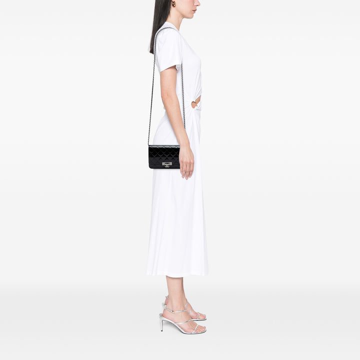 Chanel Matelassé Cuir verni Golden Class Wallet on Chain