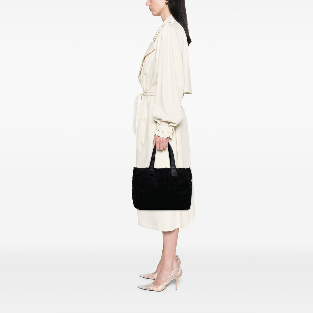 New Travel Line Nylon Tote Black - Gaby Paris