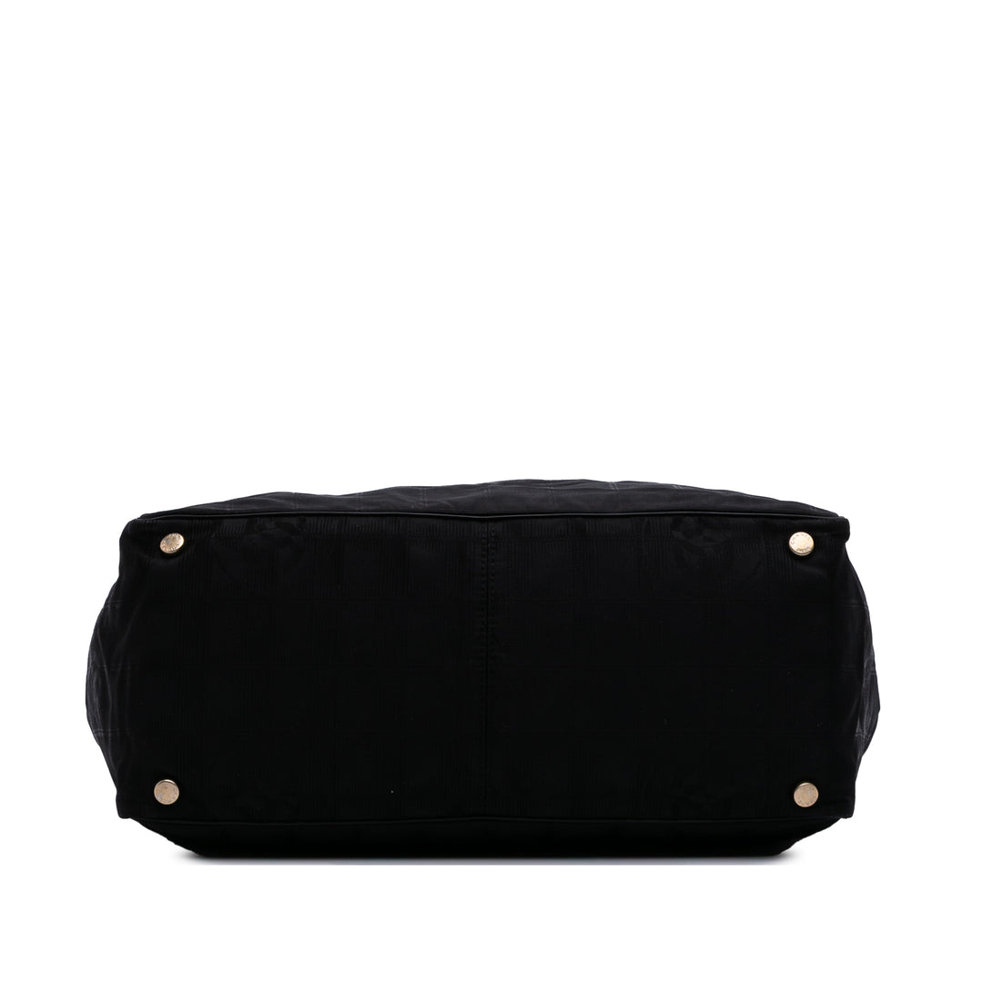 New Travel Line Nylon Tote Black - Gaby Paris