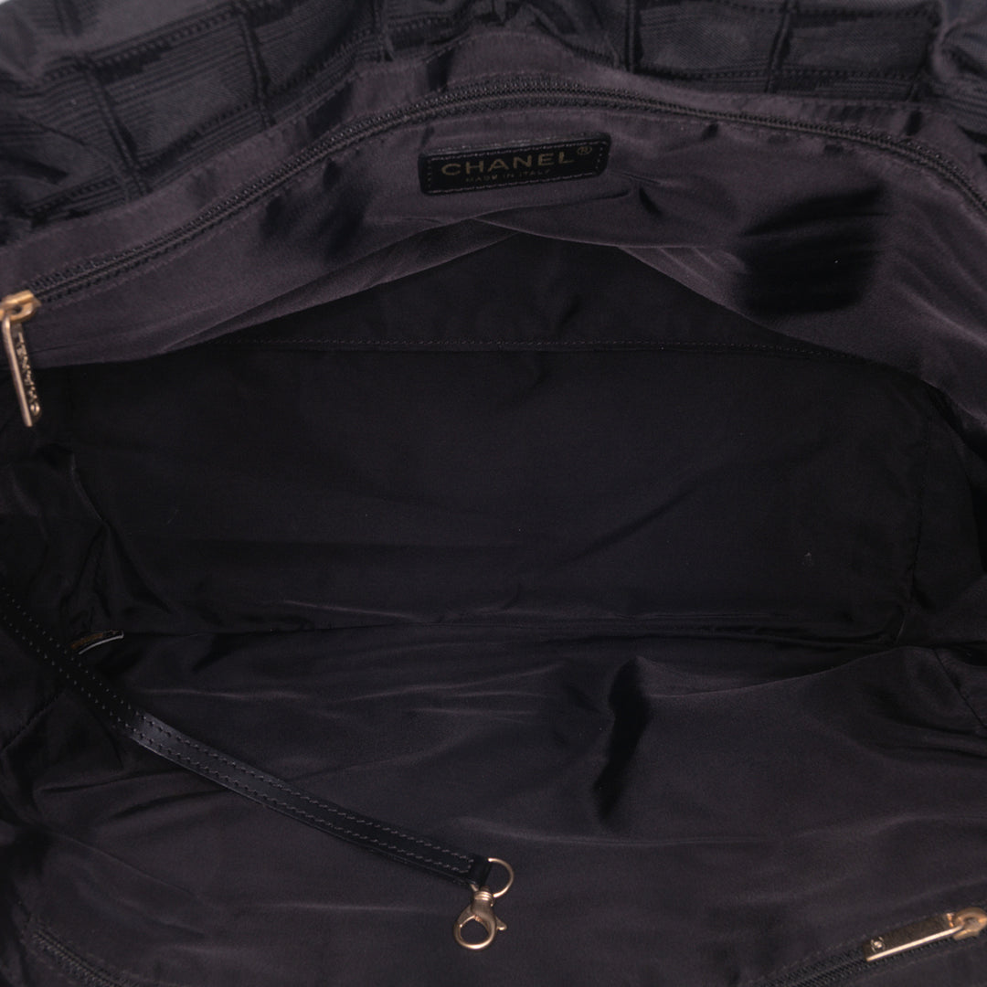 New Travel Line Nylon Tote Black - Gaby Paris