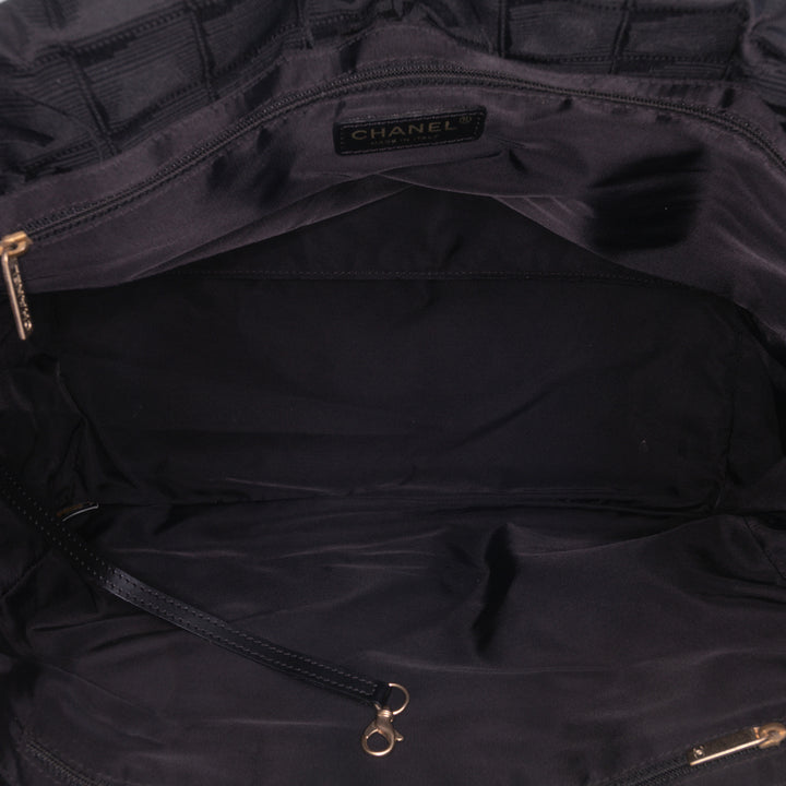 New Travel Line Nylon Tote Black - Gaby Paris