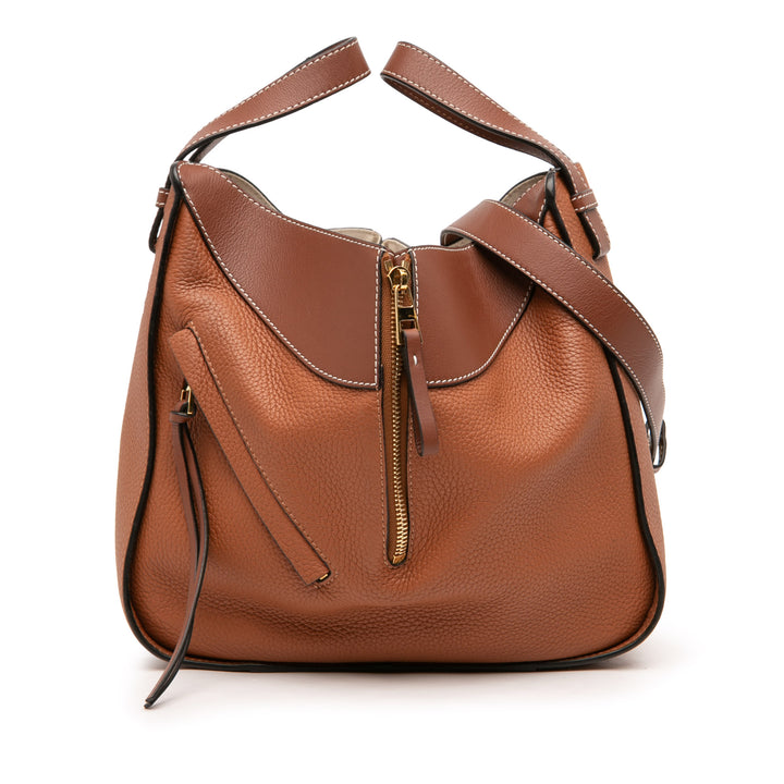 LOEWE Bicolore Hammock Sac Petit Marron – vue principale – GABY PARIS
