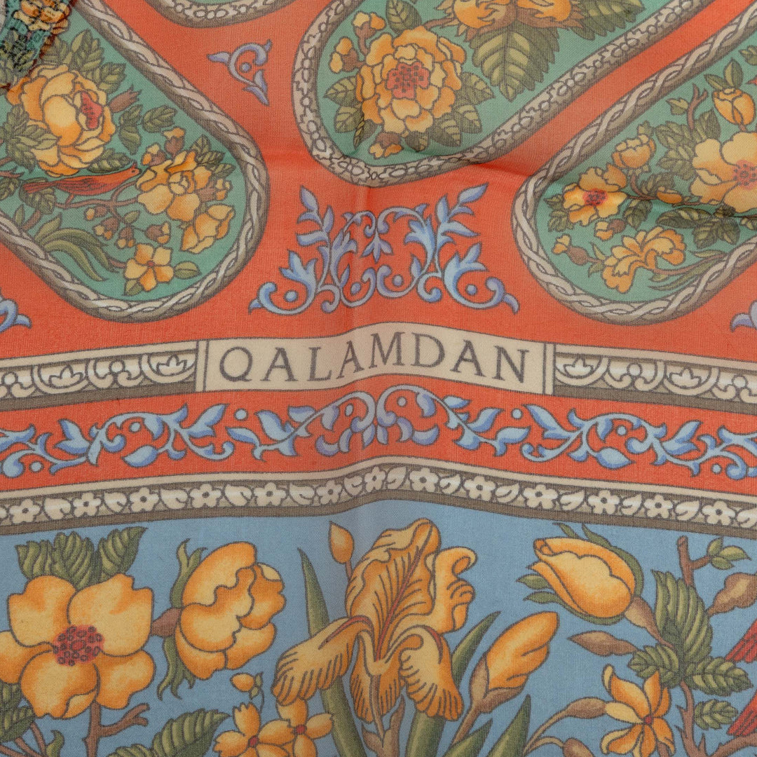 Hermès Qalamdan Foulard 90 Multi Multicolore – vue 6 – GABY PARIS