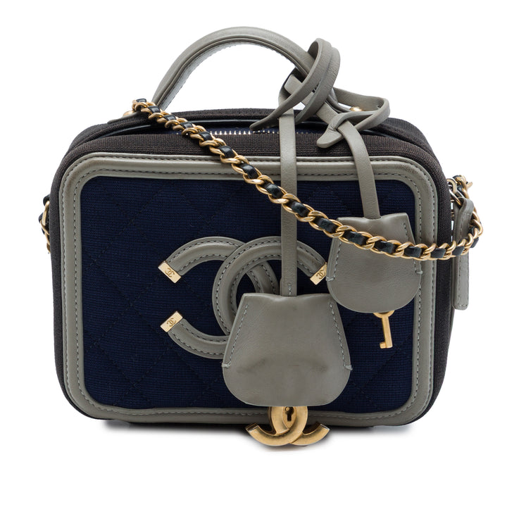 Jersey CC Filigree Vanity Petit Bleu