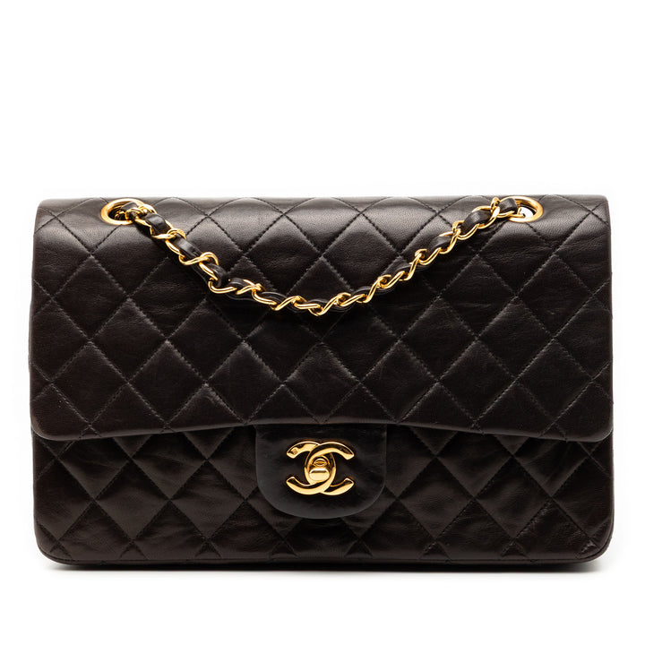 Chanel Medium Classic Cuir d’agneau Double rabat