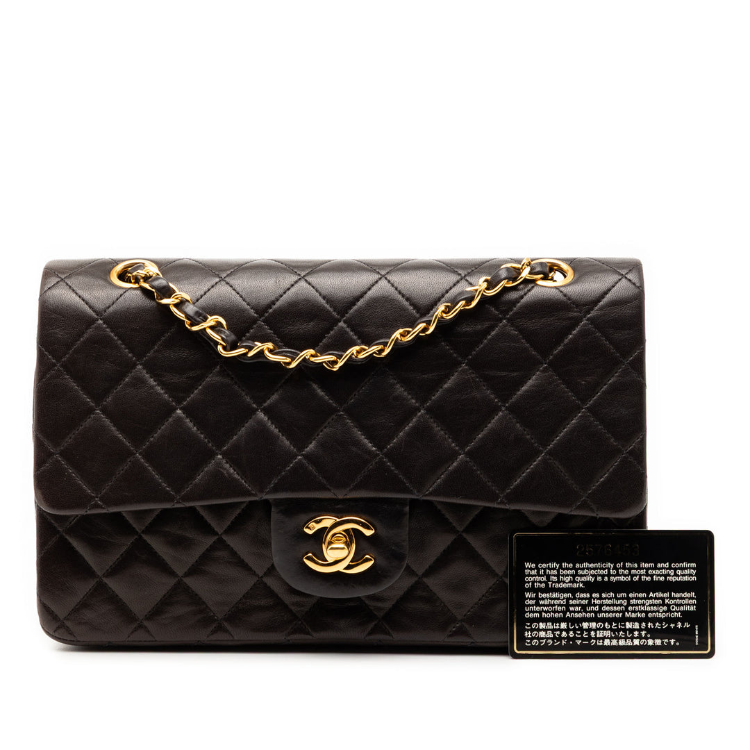 Chanel Medium Classic Cuir d’agneau Double rabat