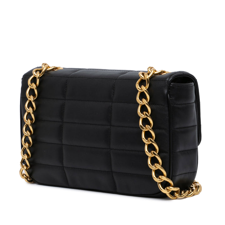 Monochrome Shoulder Bag Black - Gaby Paris