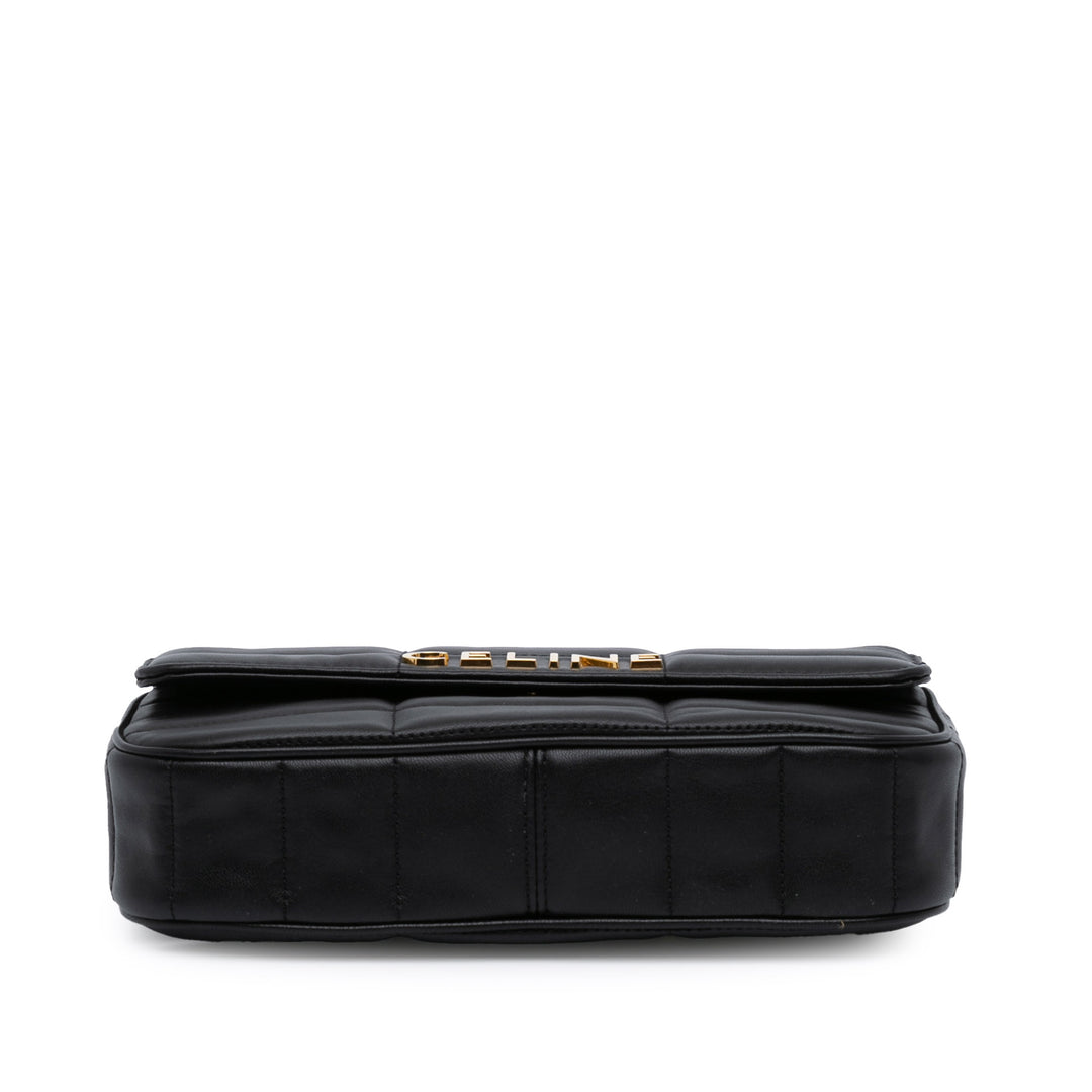 Monochrome Shoulder Bag Black - Gaby Paris