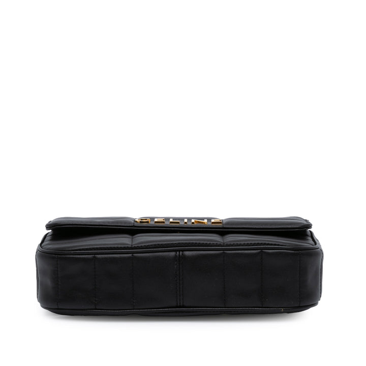 Monochrome Shoulder Bag Black - Gaby Paris