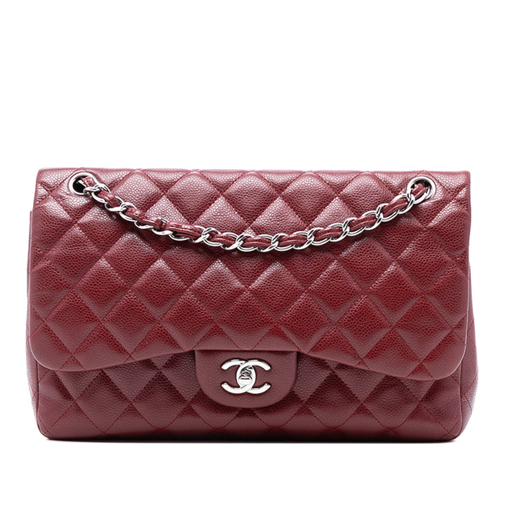 Chanel Jumbo Classic Caviar Double rabat