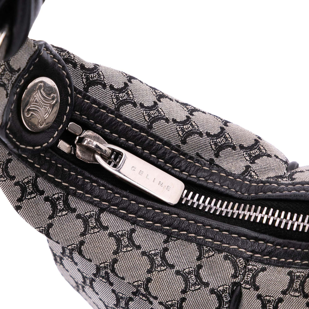 Celine Macadam Toile Sac bandoulière Gris – GABY PARIS Authentique