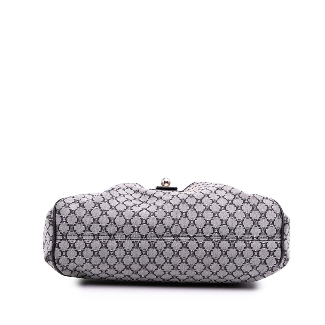 Celine Macadam Toile Sac bandoulière Gris – GABY PARIS Authentique