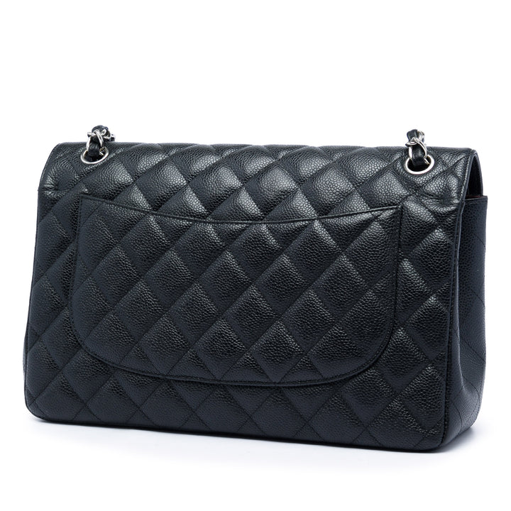 Chanel Jumbo Classic Caviar Double rabat