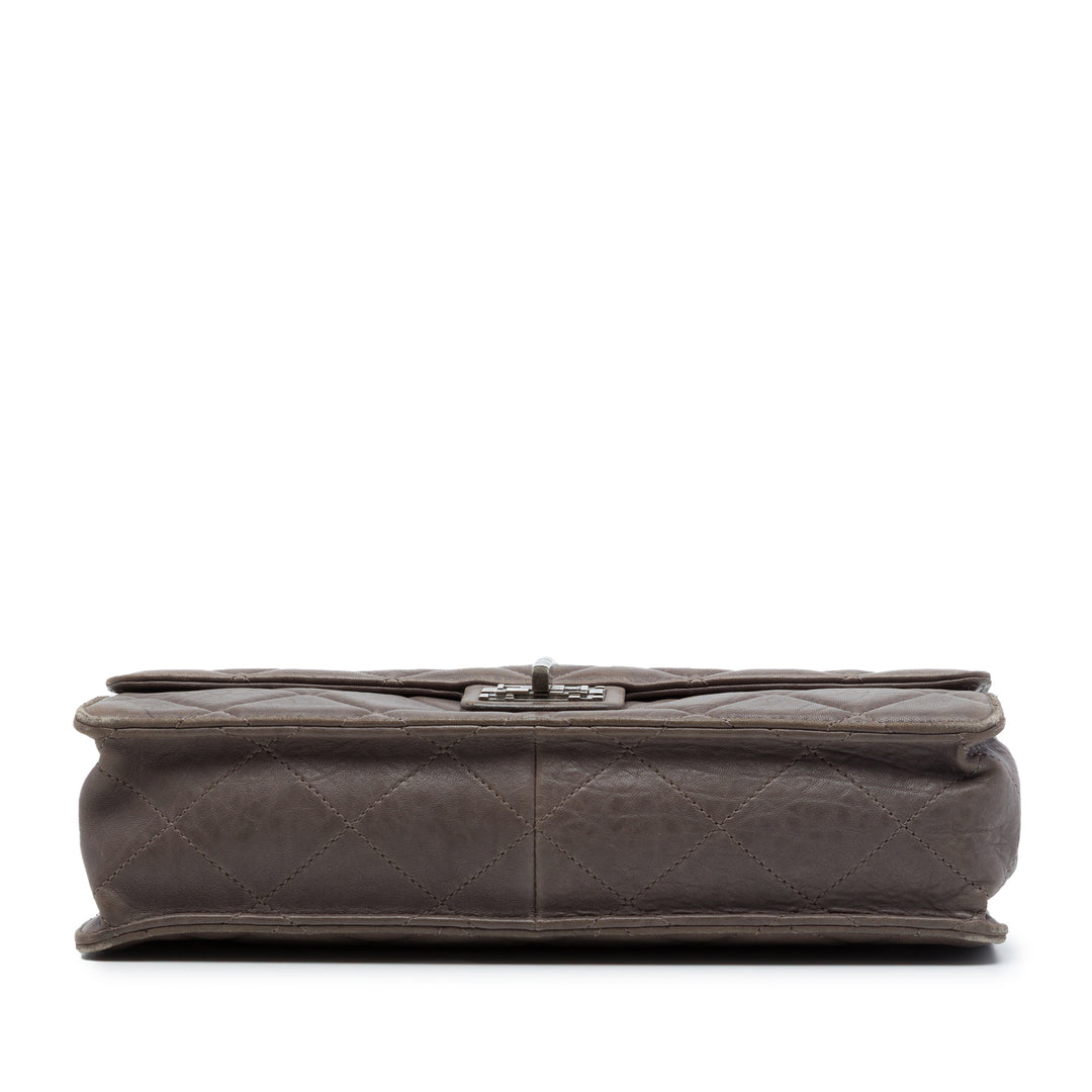 Chanel Paris Byzance Washed Take Away à rabat Jumbo Cuir d'agneau