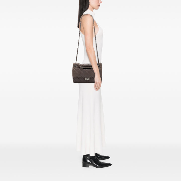 Chanel Paris Byzance Washed Take Away à rabat Jumbo Cuir d'agneau