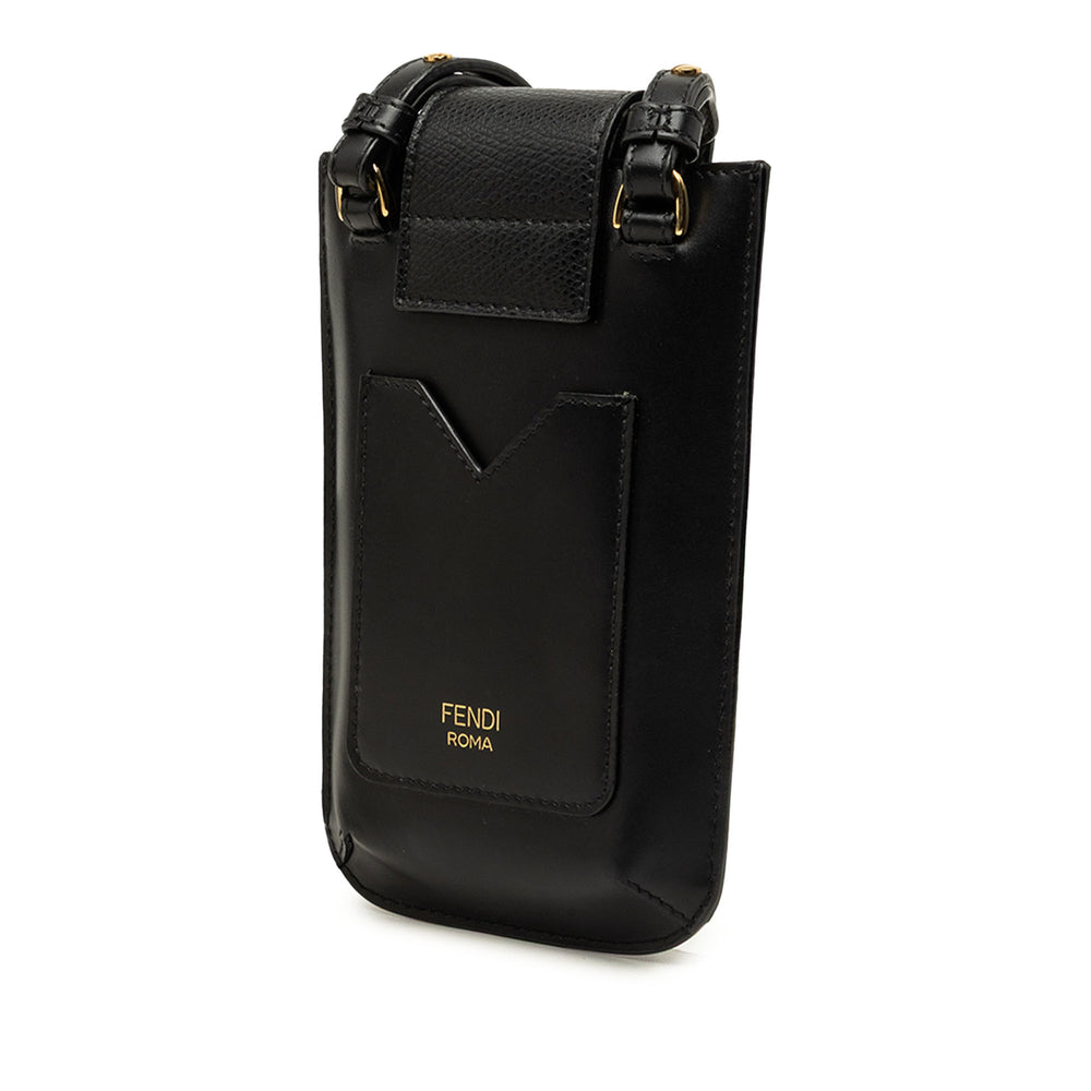 Fendi Étui téléphone FF Diamond Noir – vue 2 – GABY PARIS