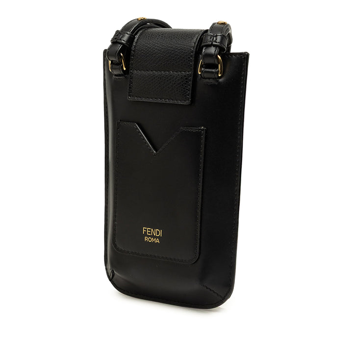 Fendi Étui téléphone FF Diamond Noir – vue 2 – GABY PARIS