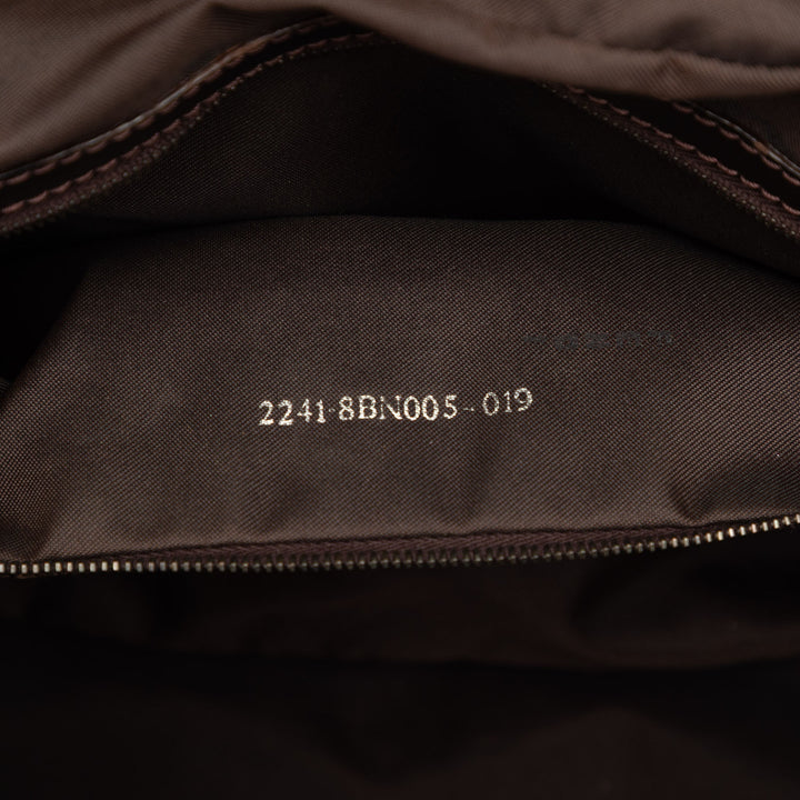 Fendi Zucchino Toile Sac bandoulière