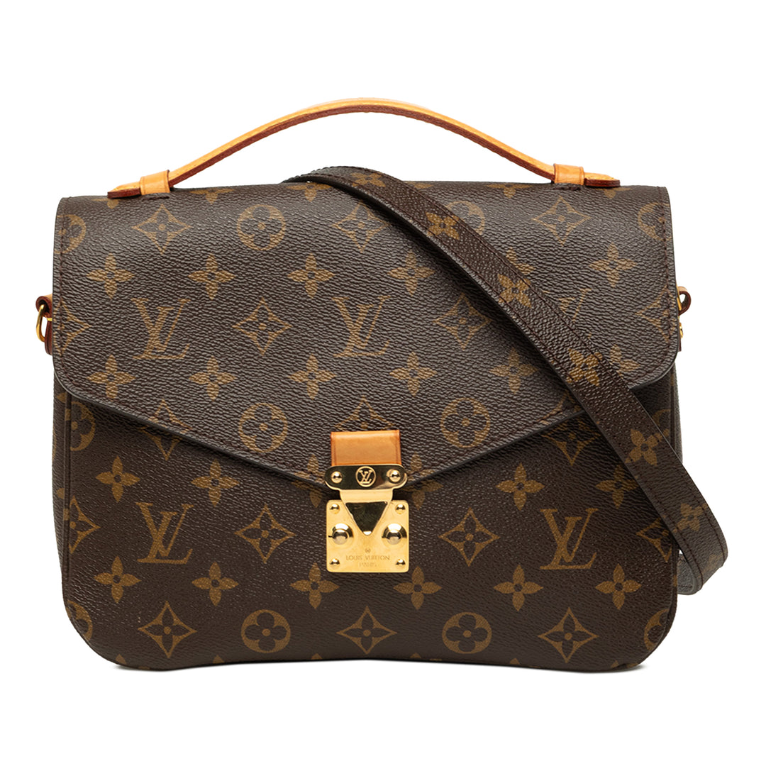 Louis Vuitton Pochette Métis Monogram Marron – vue principale – GABY PARIS