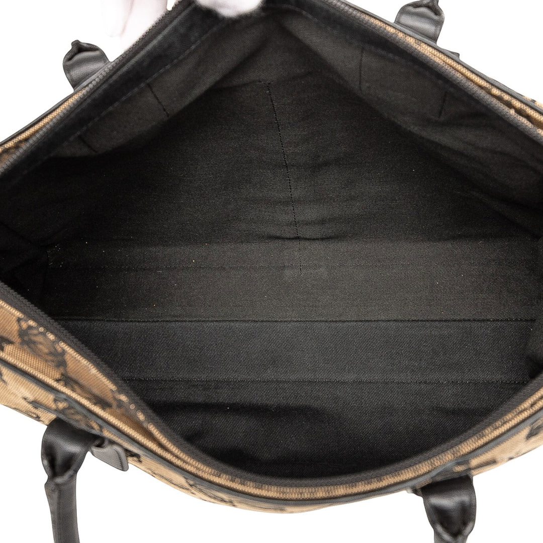 LOEWE Anagram Toile Repeat Cabas Marron – GABY PARIS Authentique