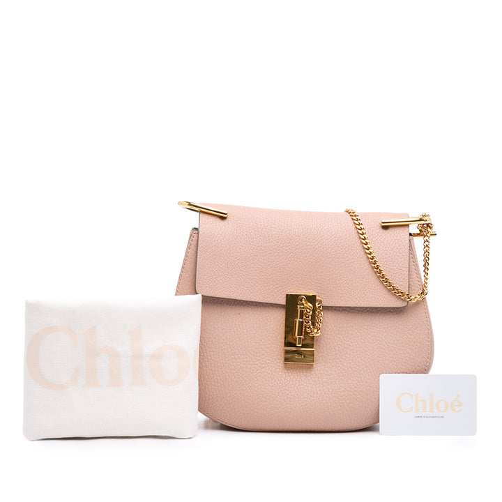 grainé Drew Sac Petit Cuir de veau grainé Rose