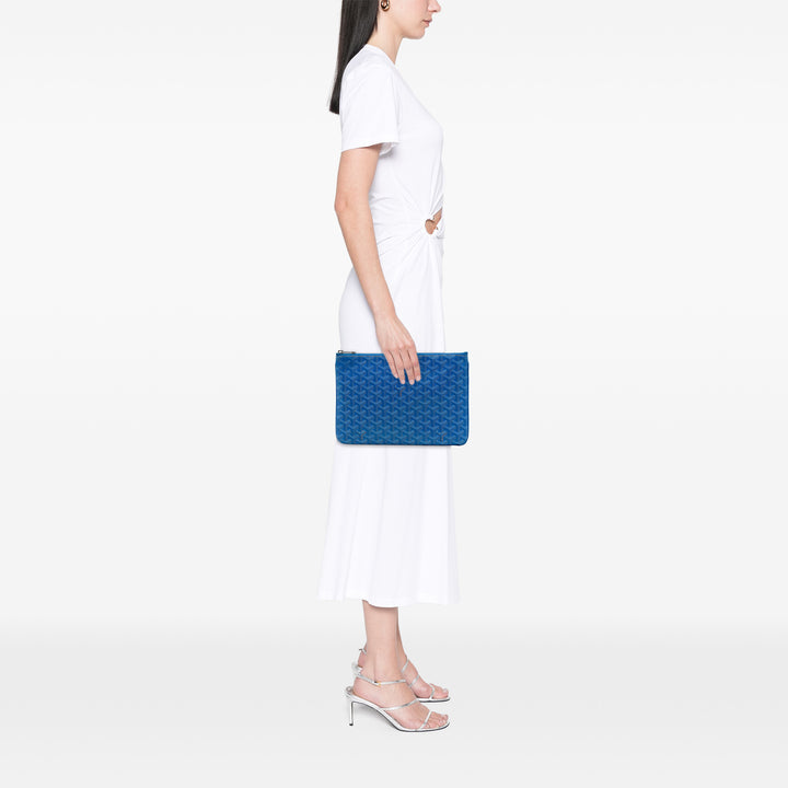 Goyard Senat MM Goyardine Bleu – vue 6 – GABY PARIS
