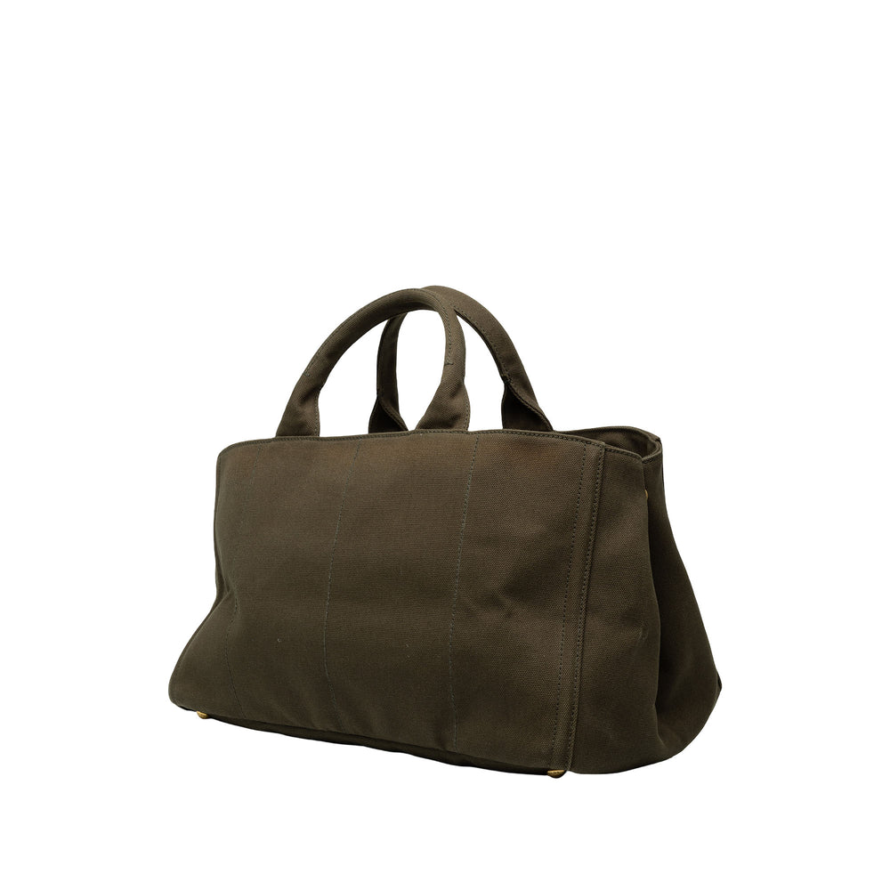 Prada Sac à main Canapa Bijoux Grand Vert – vue 2 – GABY PARIS