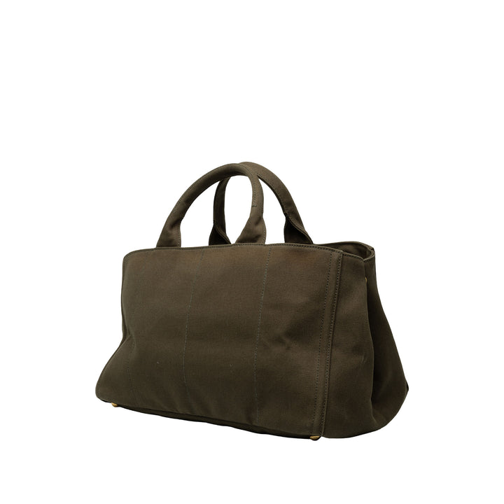 Prada Sac à main Canapa Bijoux Grand Vert – vue 2 – GABY PARIS