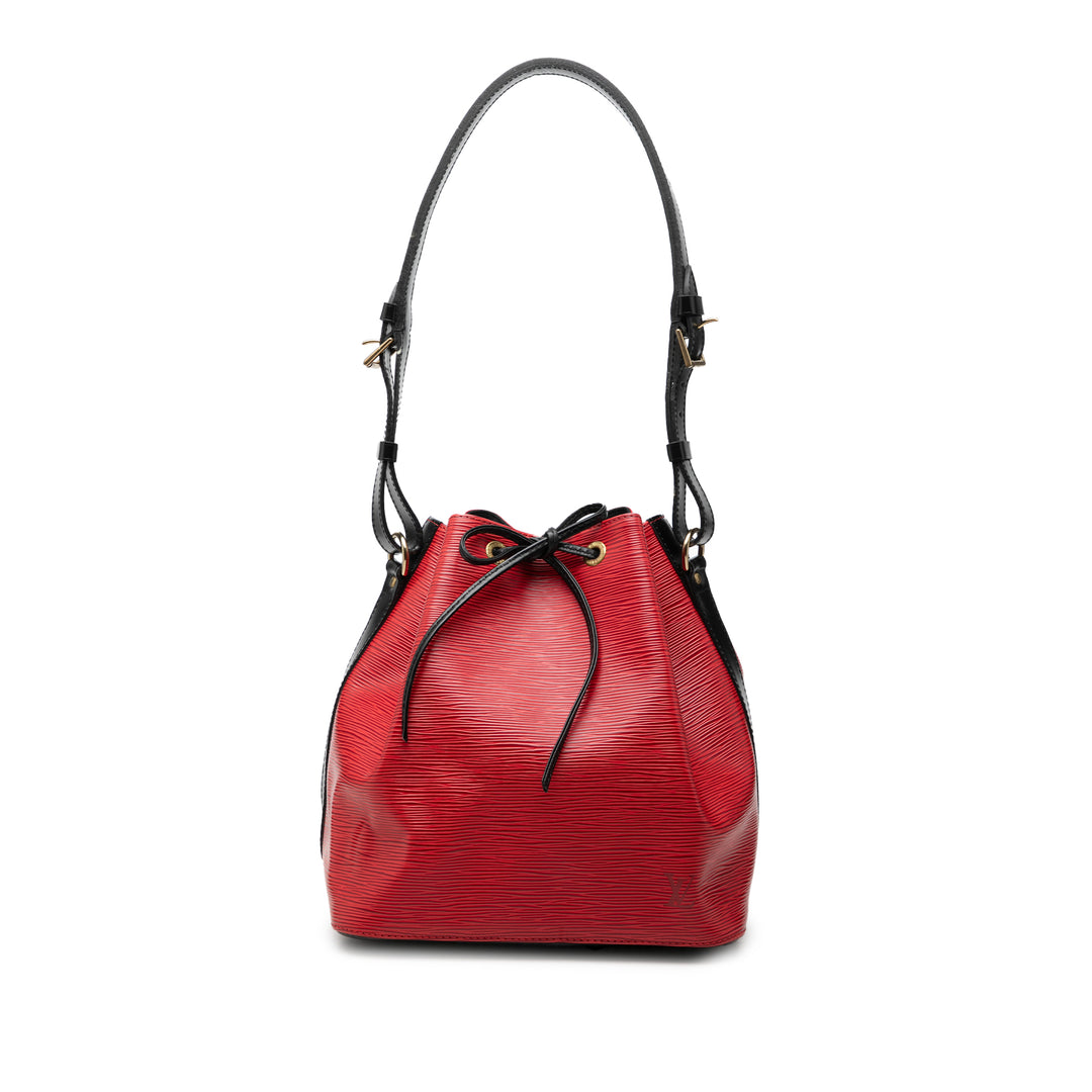 Louis Vuitton Bicolore Noe Épi Noir – vue principale – GABY PARIS