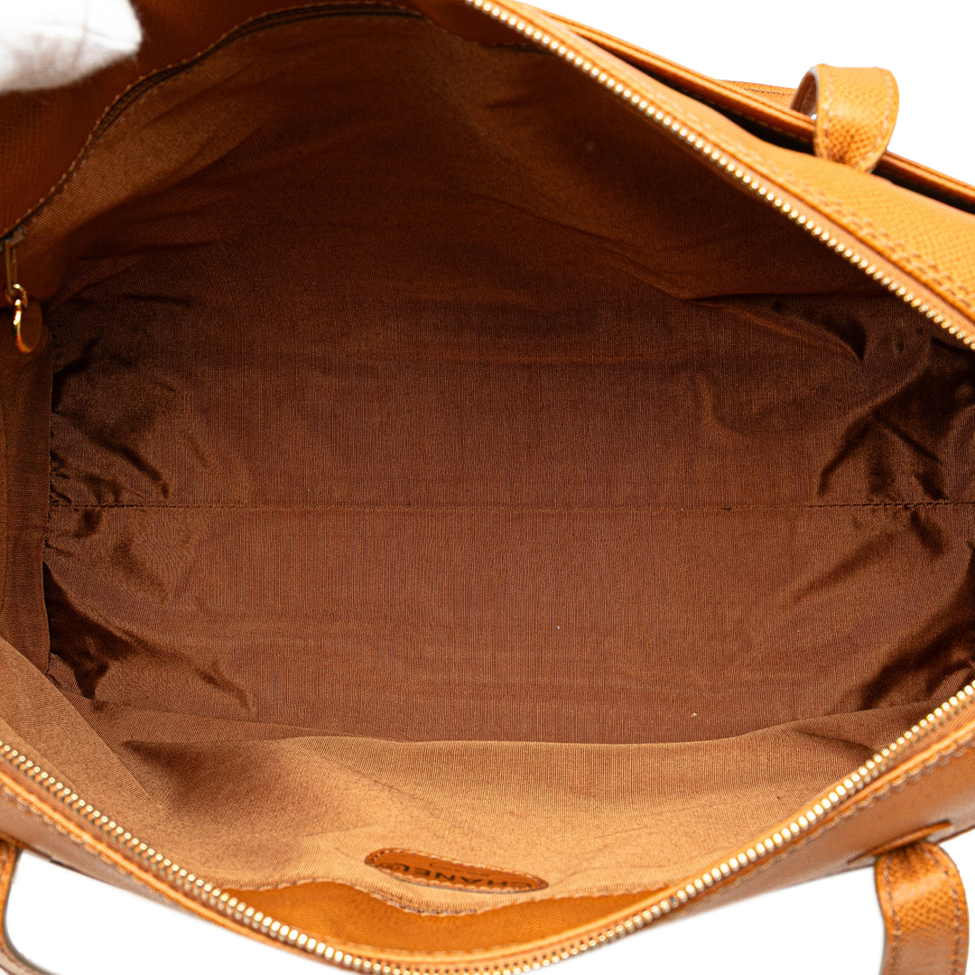 Chanel Cuir de veau grainé Cabas