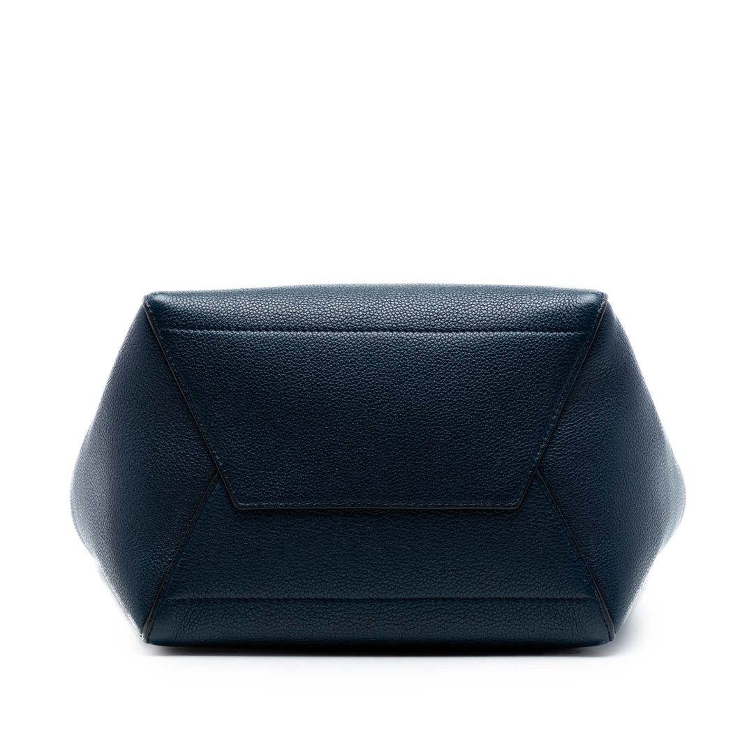 Celine Medium Soft Cuir de veau grainé Seau Sangle Bucket Sac