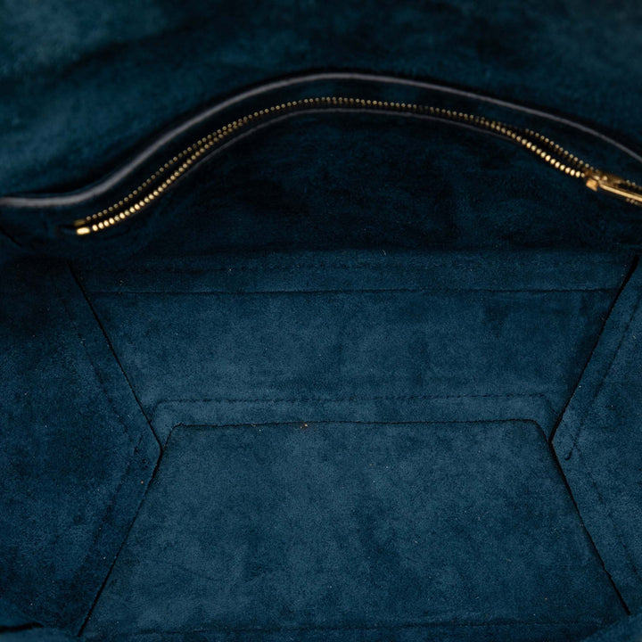 Celine Medium Soft Cuir de veau grainé Seau Sangle Bucket Sac