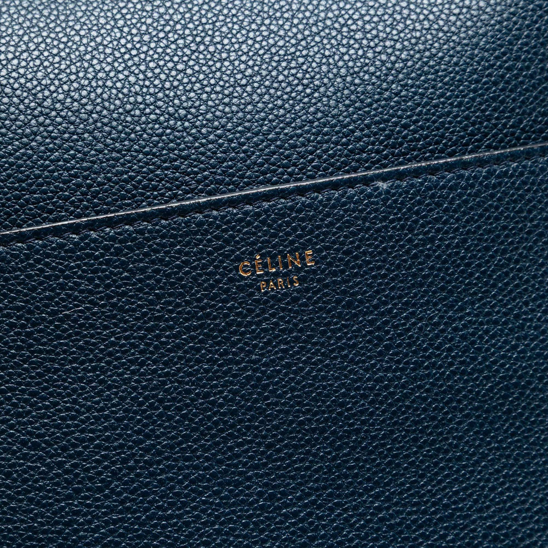 Celine Medium Soft Cuir de veau grainé Seau Sangle Bucket Sac