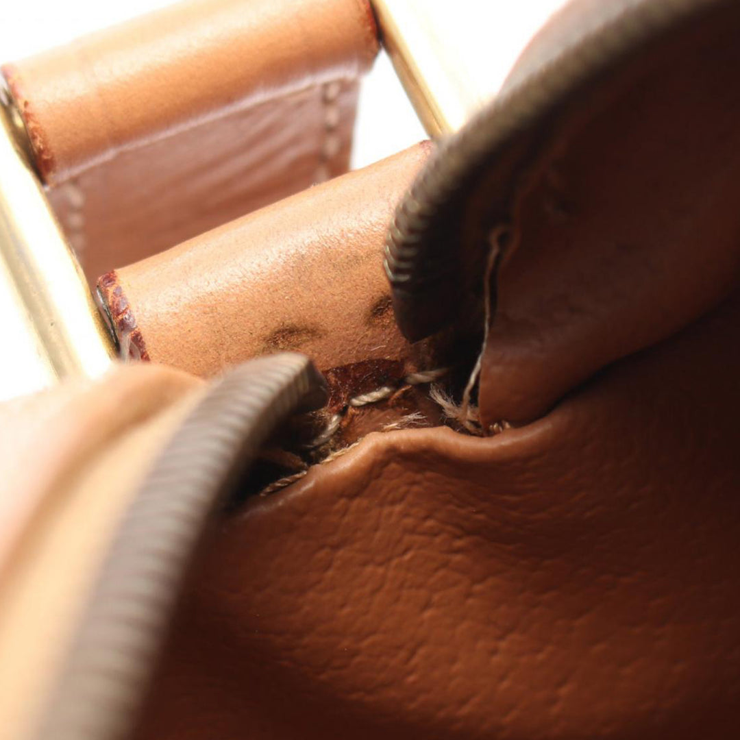 Macadam Coated Canvas Crossbody Brown - Gaby Paris