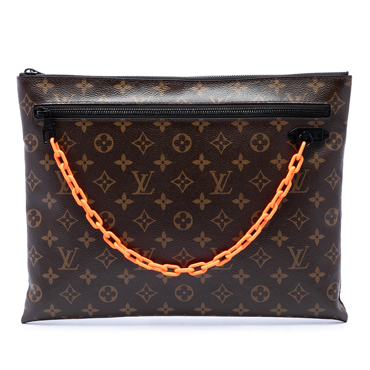 Solar Ray A4 Pochette Monogram Marron