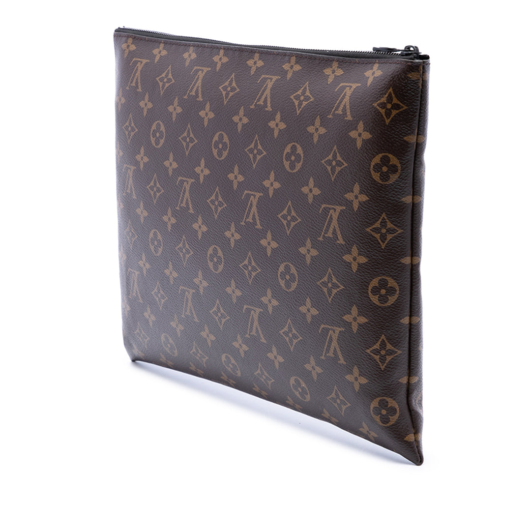 Solar Ray A4 Pochette Monogram Marron