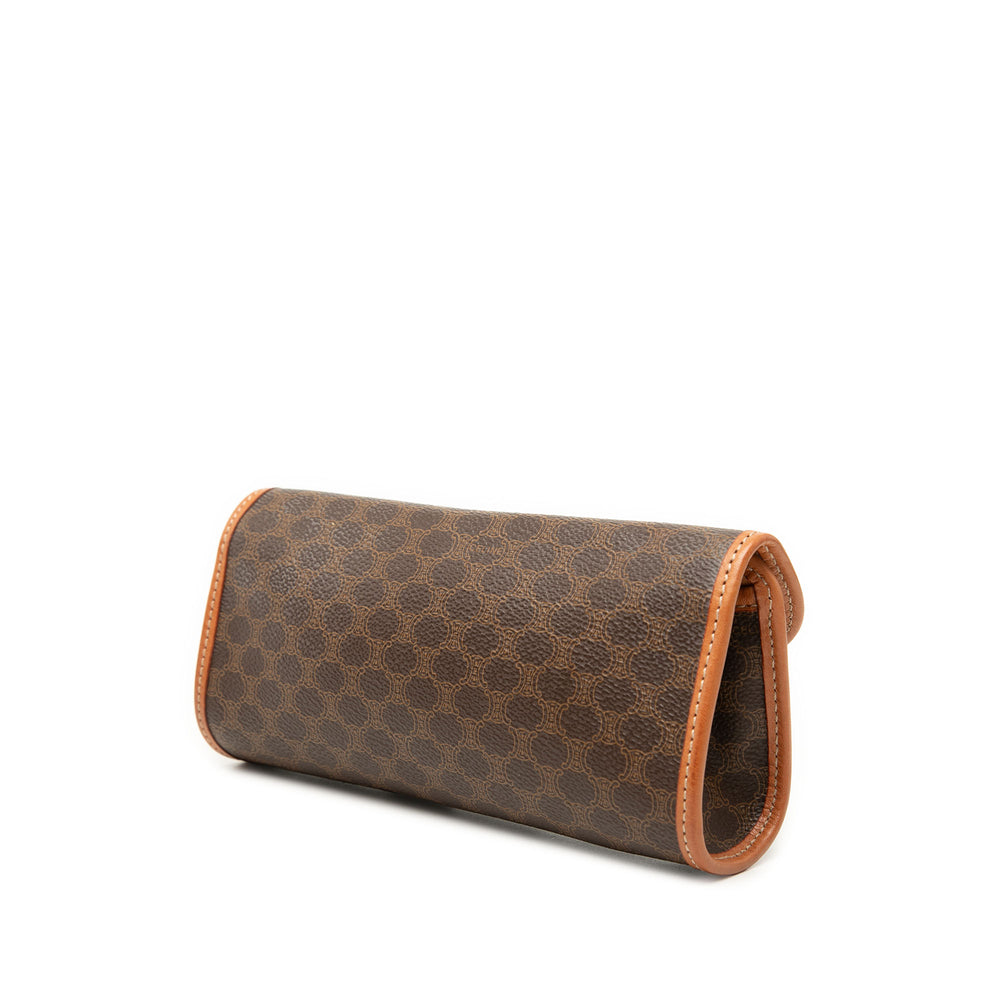 Celine Pochette Macadam Toile enduite Marron – vue 2 – GABY PARIS