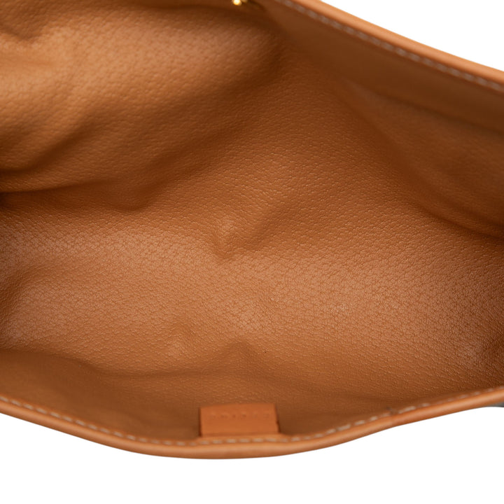 Celine Pochette Macadam Toile enduite Marron – vue 4 – GABY PARIS