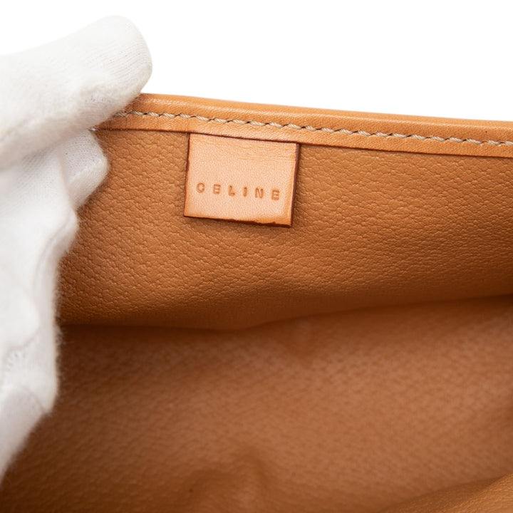 Celine Pochette Macadam Toile enduite Marron – vue 5 – GABY PARIS