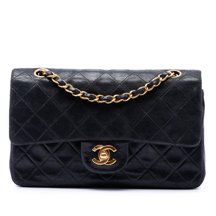 Chanel Small Classic Cuir d’agneau Double rabat