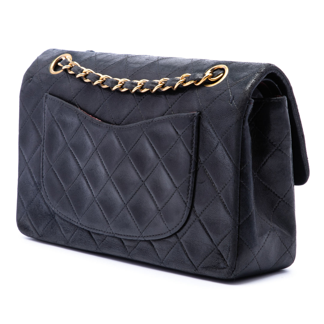 Chanel Small Classic Cuir d’agneau Double rabat
