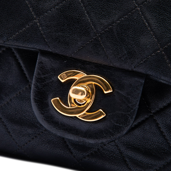 Chanel Small Classic Cuir d’agneau Double rabat