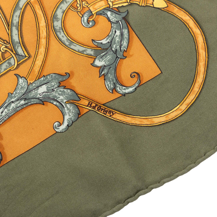 Hermès L Instruction Du Roy Soie Foulard 42